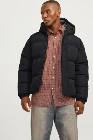 Jack & Jones Steppjacke "JJEBRADLEY PUFFER HOOD SN", mit Kapuze