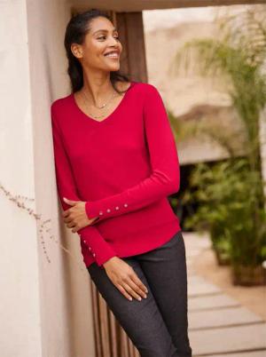 heine V-Ausschnitt-Pullover "Pullover"