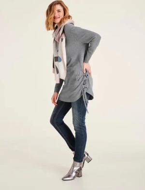 heine Rundhalspullover "Longpullover"