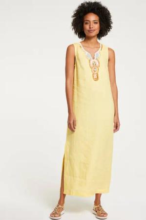 heine Maxikleid "Leinenkleid"