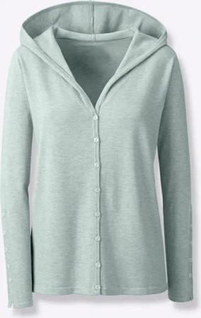 heine Kapuzenstrickjacke