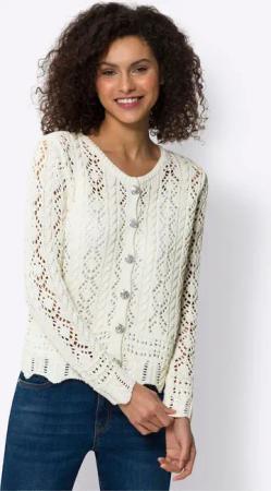 heine Ajourstrickjacke
