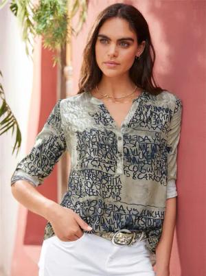 heine Druckbluse