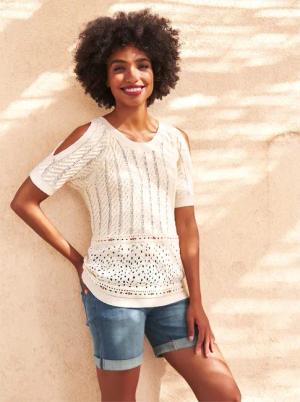 heine Kurzarmpullover "Pullover"