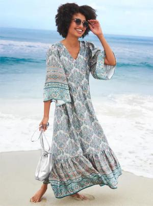 heine Druckkleid "Druck-Kleid"