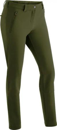 Maier Sports Funktionshose "Helga slim", warme Damen Outdoorhose, robuste Wanderhose, Slim Fit