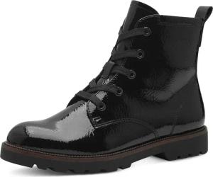Tamaris Schnürboots, Blockabsatz, Schnürstiefelette in veganer Verarbeitung