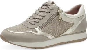 Tamaris Plateausneaker, Freizeitschuh, Halbschuh, Schnürschuh mit dezenten Metallic-Details