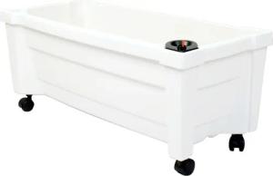 KHW Spalier, Pflanzkasten auf Rollen mit Bewässerungssystem, BxTxH: 79x35x134 cm