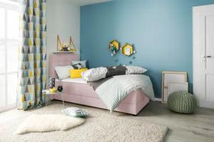 Lüttenhütt Boxbett "Mieke", incl. Bettkasten und Topper, Bezug imprägniert, 2 Breiten