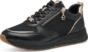 Tamaris Keilsneaker, Freizeitschuh, Halbschuh, Schnürschuh, trendige Metallic-Details