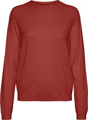 Vero Moda Rundhalspullover "VMHAPPINESS LS RAGLAN PULLOVE GA BOO REP"