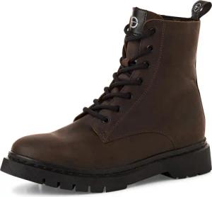 Tamaris Winterboots, Blockabsatz, Schnürboots, Winterstiefelette, T-Logo an der Zunge