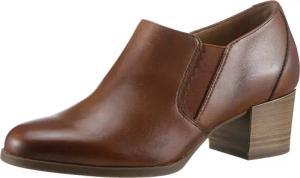 Tamaris Hochfrontpumps "Oceana", Blockabsatz, Businessschuh, Schlupfschuh mit Stretcheinsätzen