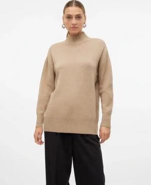 Vero Moda Strickpullover "VMGOLD LS HIGHNECK PULLOVER GA"