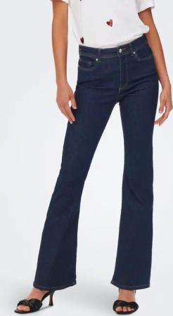 ONLY Bootcut-Jeans "ONLWAUW LIFE HW FLARED RINSE DNM", mit Stretch