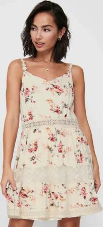 ONLY Trägerkleid "ONLKARMEN ANNE LIFE S/L DRESS WVN NOOS"