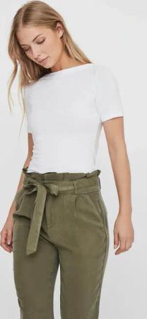 Vero Moda Kurzarmshirt "VMPANDA MODAL S/S TOP NOOS"