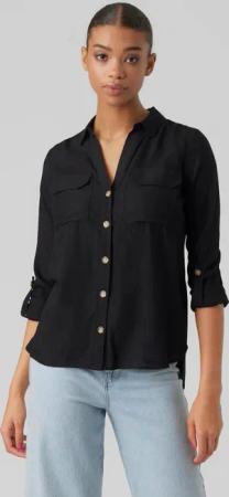 Vero Moda Hemdbluse "VMBUMPY L/S SHIRT NEW WVN GA NOOS"