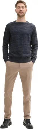 TOM TAILOR Chinohose, (2 tlg., inklusive Gürtel), mit dezenter Struktur