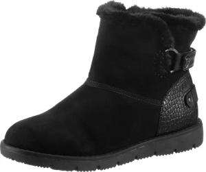 TOM TAILOR Winterboots, mit Krokoprägung an der Ferse