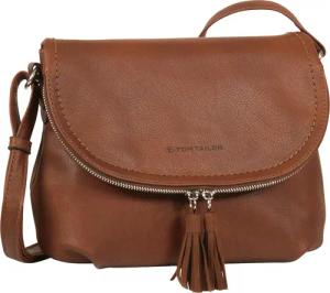 TOM TAILOR Umhängetasche "LARY", Crossbody Bag mit modischen Quasten am Zipper