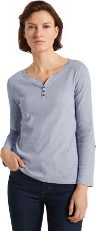 TOM TAILOR Langarmshirt, mit Henley-Ausschnitt