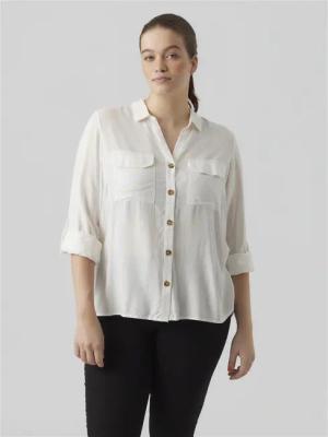 Vero Moda Curve Hemdbluse "VMBUMPY L/S SHIRT NEW CURVE GA NOOS"