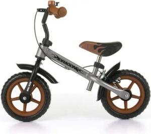 LeNoSa Laufrad 10 Zoll Metall Balance Bike • Lauflernrad mit Bremse • Alter 2+