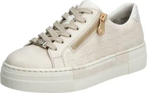 Rieker Plateausneaker, mit goldfarbenem Reißverschluss, Freizeitschuh, Halbschuh, Schnürschuh