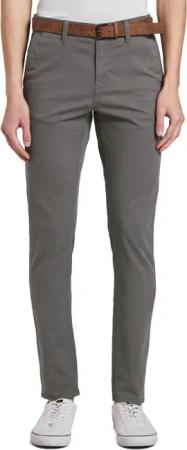 TOM TAILOR Denim Chinohose, (mit Gürtel), leicht vorgewaschen