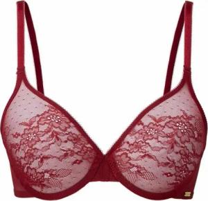 Gossard Gemoldeter BH Glossies Lace Moulded BH Bordeaux 70 C (gemouldeter BH, 1-tlg., 70)