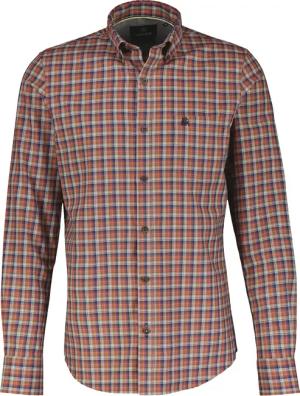 LERROS Karohemd "LERROS Kariertes Herrenhemd mit Button-down-Kragen"
