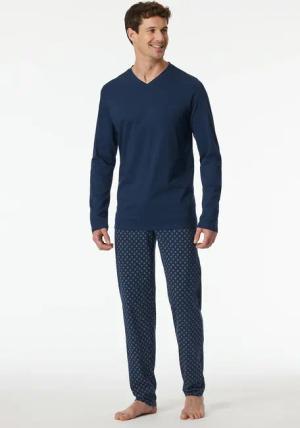 Schiesser Schlafanzug ""Casual Essentials"", (2 tlg.), mit V-Ausschnitt