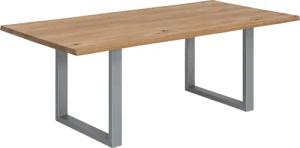SIT Esstisch "Tops&Tables", mit Tischplatte aus Wildeiche, mit Baumkante wie gewachsen, Vintage
