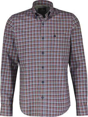 LERROS Karohemd "LERROS Kariertes Herrenhemd mit Button-down-Kragen"
