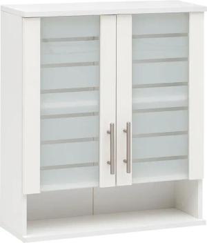 Schildmeyer Hängeschrank "Nikosia", Breite 60 cm, mit Glastüren, hochwertige MDF-Fronten, Metallgriffe