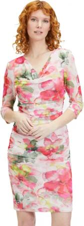 Vera Mont Etuikleid "Vera Mont Etuikleid mit Blumenprint", Raffung