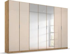 rauch Drehtürenschrank "Kleiderschrank Schrank Garderobe KOLUNA mit Glastüren und Spiegel", inkl. 2 Innenschubladen sowie extra Einlegeböden MADE IN GERMANY