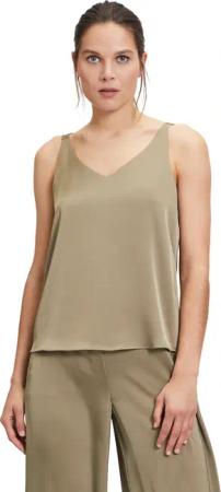 Vera Mont Satinbluse "Vera Mont Satin-Bluse mit V-Ausschnitt"