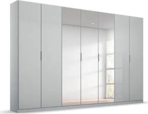 rauch Drehtürenschrank "Kleiderschrank Schrank Garderobe KOLUNA mit Glastüren und Spiegel", inkl. 2 Innenschubladen sowie extra Einlegeböden MADE IN GERMANY