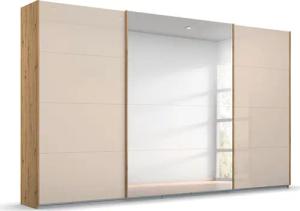 rauch Schwebetürenschrank "Kleiderschrank Schrank Garderobe KOLUNA mit Glastüren und Spiegel", inkl. 2 Innenschubladen sowie extra Einlegeböden MADE IN GERMANY