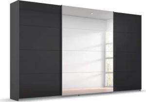 rauch Schwebetürenschrank "Kleiderschrank Schrank Garderobe KOLUNA mit Glastüren und Spiegel", inkl. 2 Innenschubladen sowie extra Einlegeböden MADE IN GERMANY