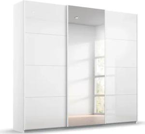 rauch Schwebetürenschrank "Kleiderschrank Schrank Garderobe KOLUNA mit Glastüren und Spiegel", inkl. 2 Innenschubladen sowie extra Einlegeböden MADE IN GERMANY