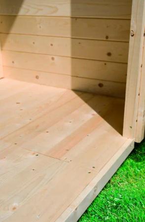 Karibu Gartenhaus-Fußboden "Stakkato", für Gartenhäuser