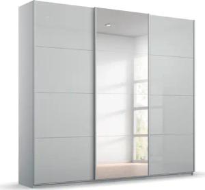 rauch Schwebetürenschrank "Kleiderschrank Schrank Garderobe KOLUNA mit Glastüren und Spiegel", inkl. 2 Innenschubladen sowie extra Einlegeböden MADE IN GERMANY