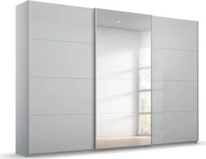 rauch Schwebetürenschrank "Kleiderschrank Schrank Garderobe KOLUNA mit Glastüren und Spiegel", inkl. 2 Innenschubladen sowie extra Einlegeböden MADE IN GERMANY