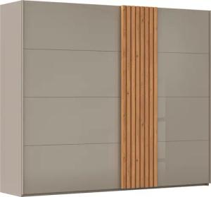 rauch Schwebetürenschrank "Kleiderschrank Schrank Garderobe Wäscheschrank TEGIO", mit hochwertigen Holzdekoraufleistung und Glasfront MADE IN GERMANY