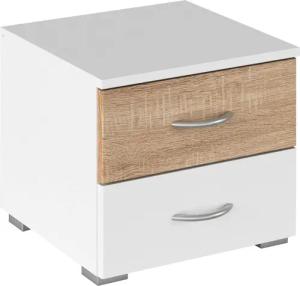 rauch Nachtkommode "Nachttisch Nachtkonsole Beistelltisch Kommode Sideboard NOOSA", mit farblich abgesetzter Schublade MADE IN GERMANY