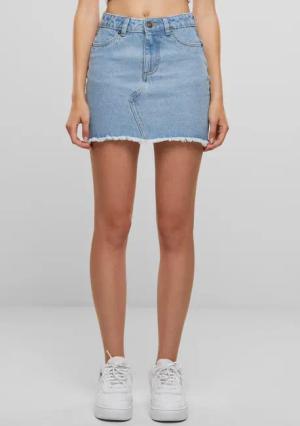 URBAN CLASSICS Sommerrock "Urban Classics Ladies Heavy Mini Denim Skirt", (1 tlg.)